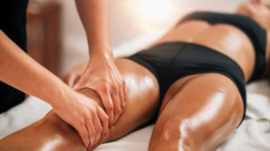 Lymphatic drainage massage before vacation